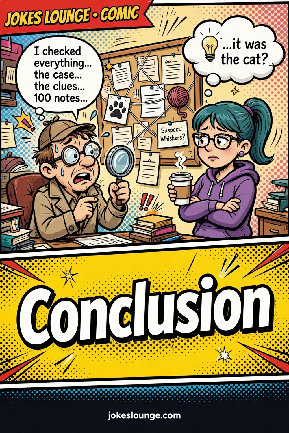 Conclusion - funny illustration