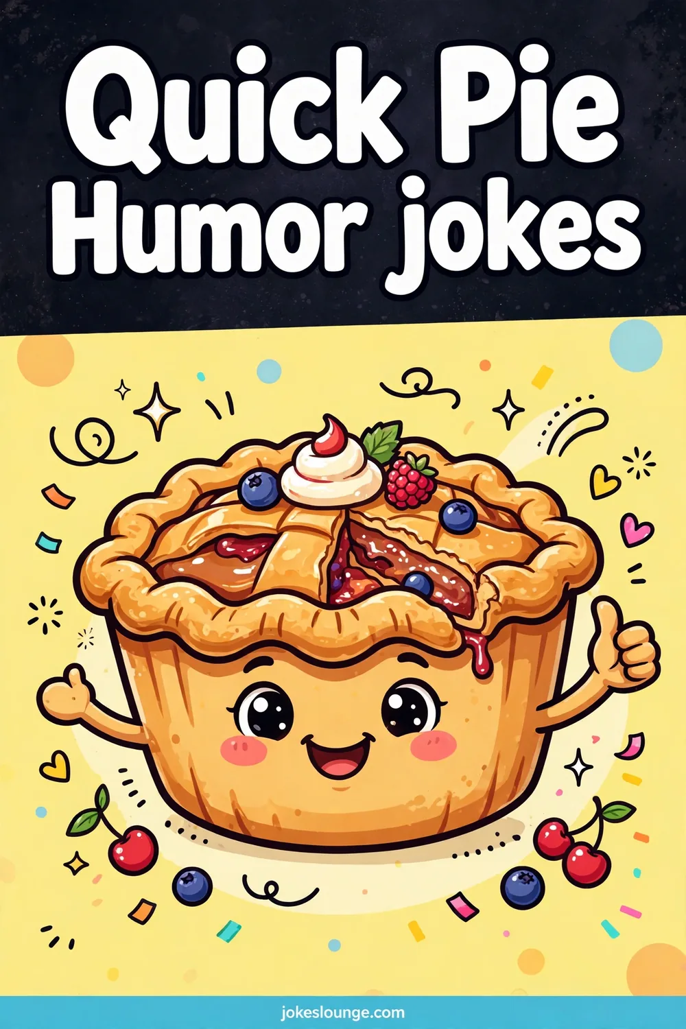 Quick Pie Humor - funny illustration