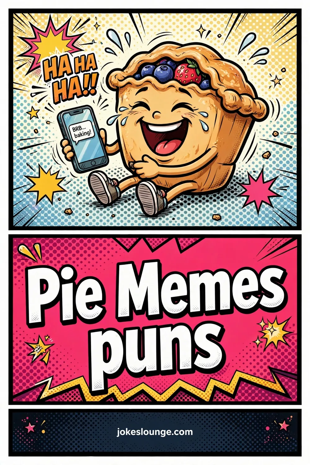 Pie Captions for Instagram - funny illustration