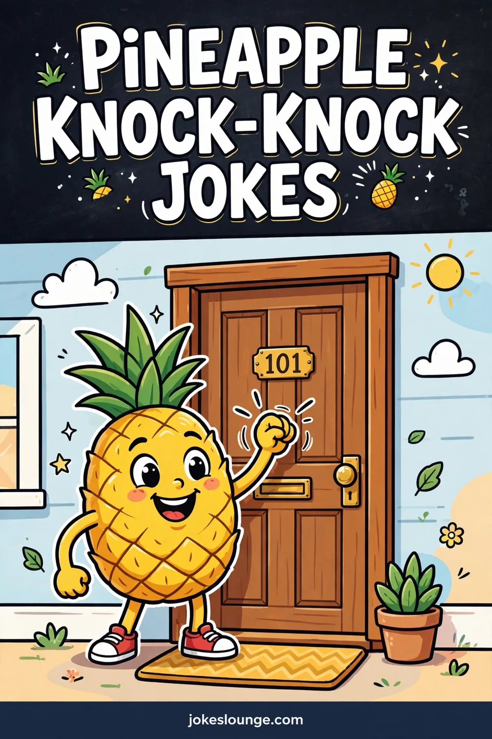 Pineapple Riddles for Fun - funny illustration