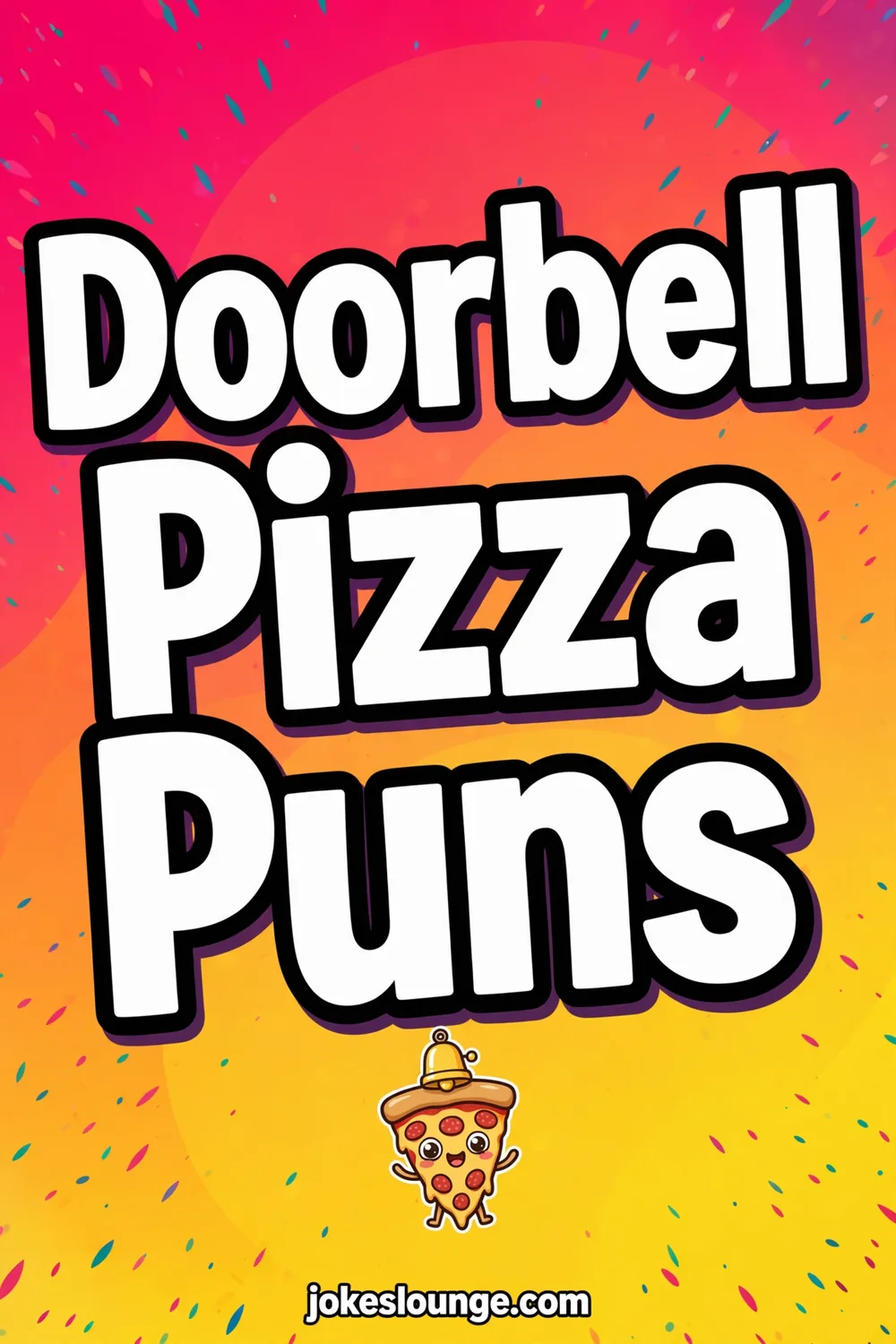 Doorbell Pizza Puns - funny illustration