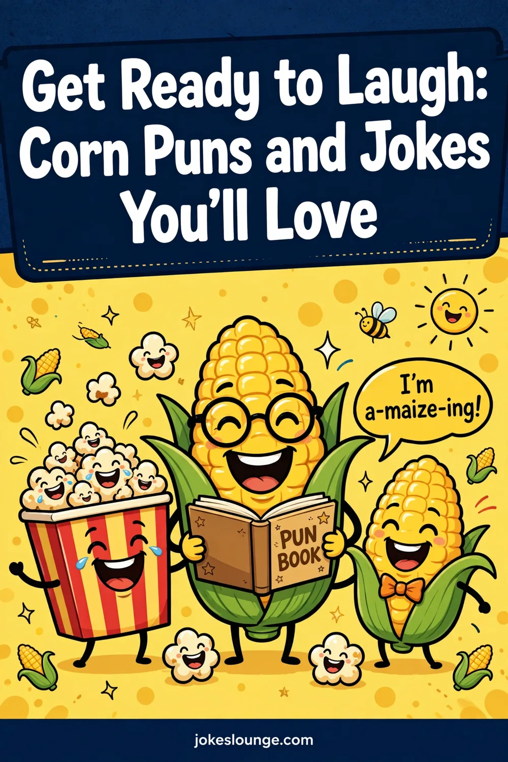 Quick Popcorn Jokes Punchlines  - funny illustration