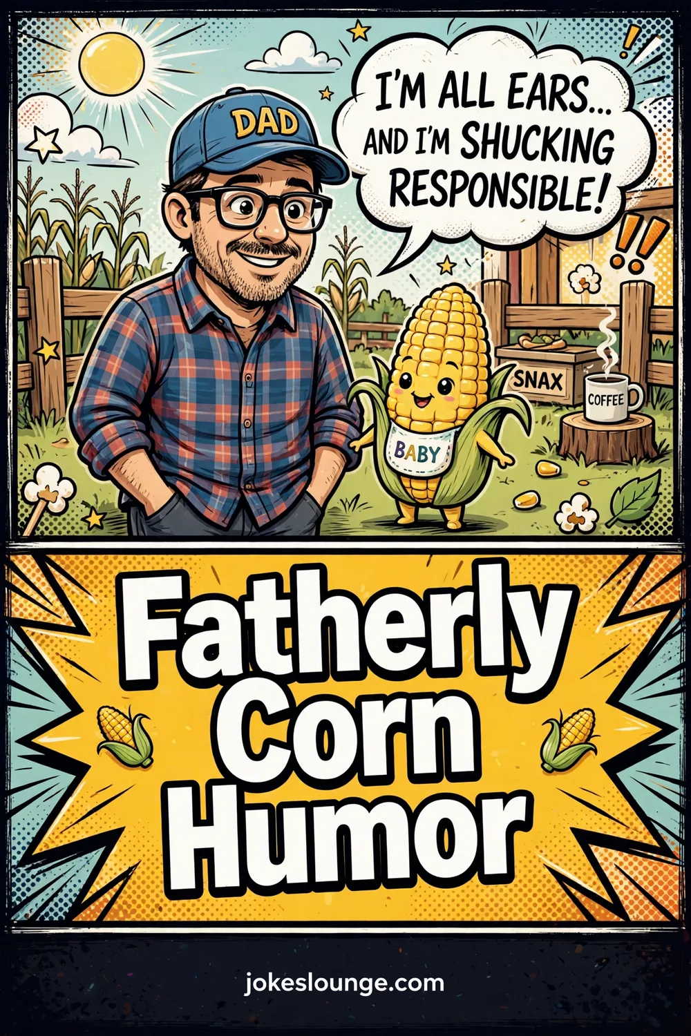 Popcorn-themed Riddle Fun - funny illustration