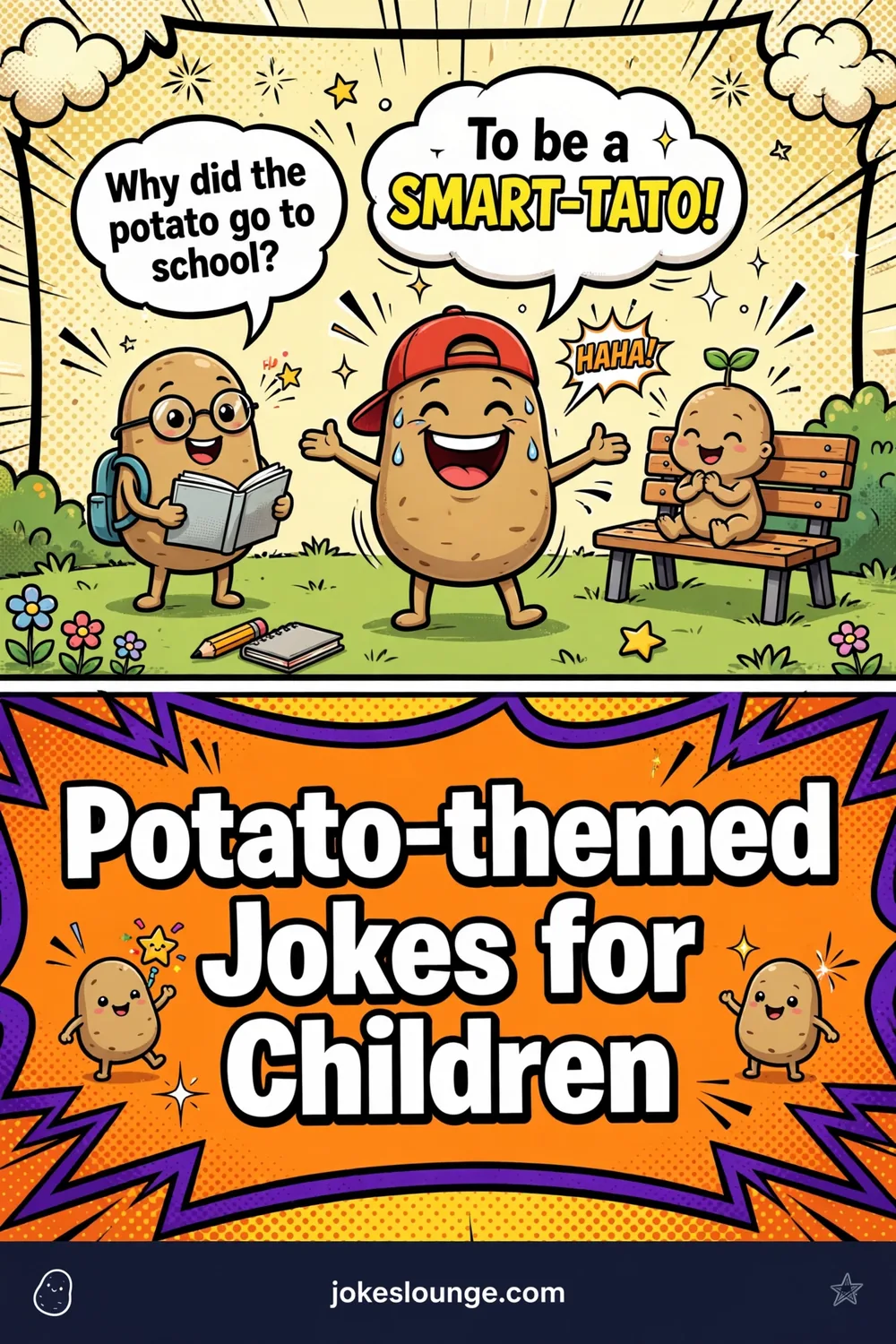 Potato-themed Jokes for Children - funny illustration