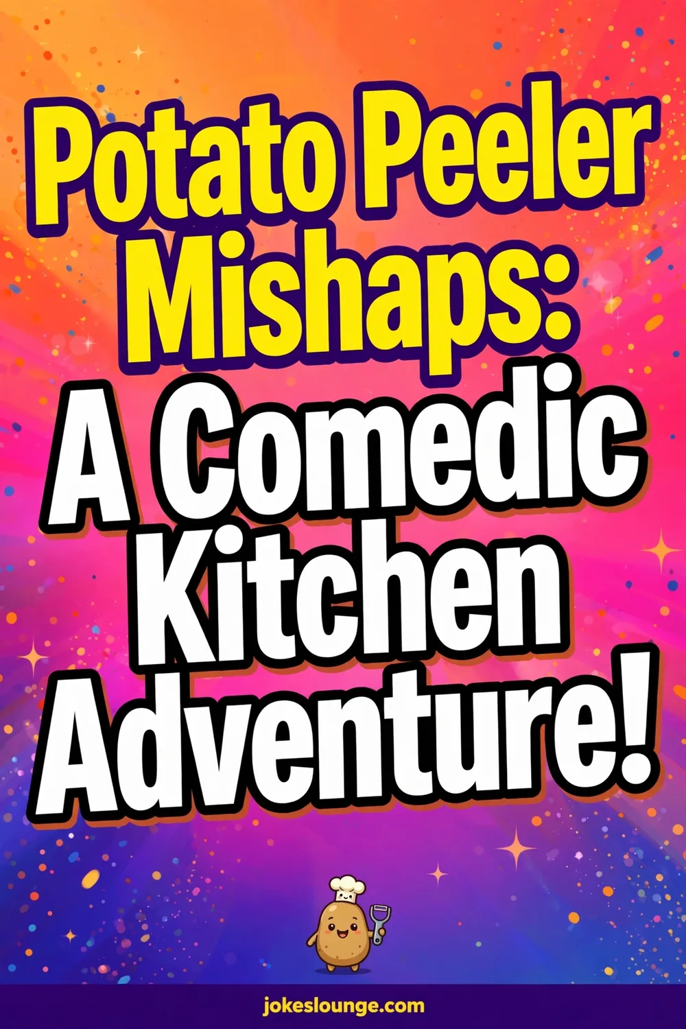 Potato Peeler Mishaps: A Comedic Kitchen Adventure! ???????????? - funny illustration
