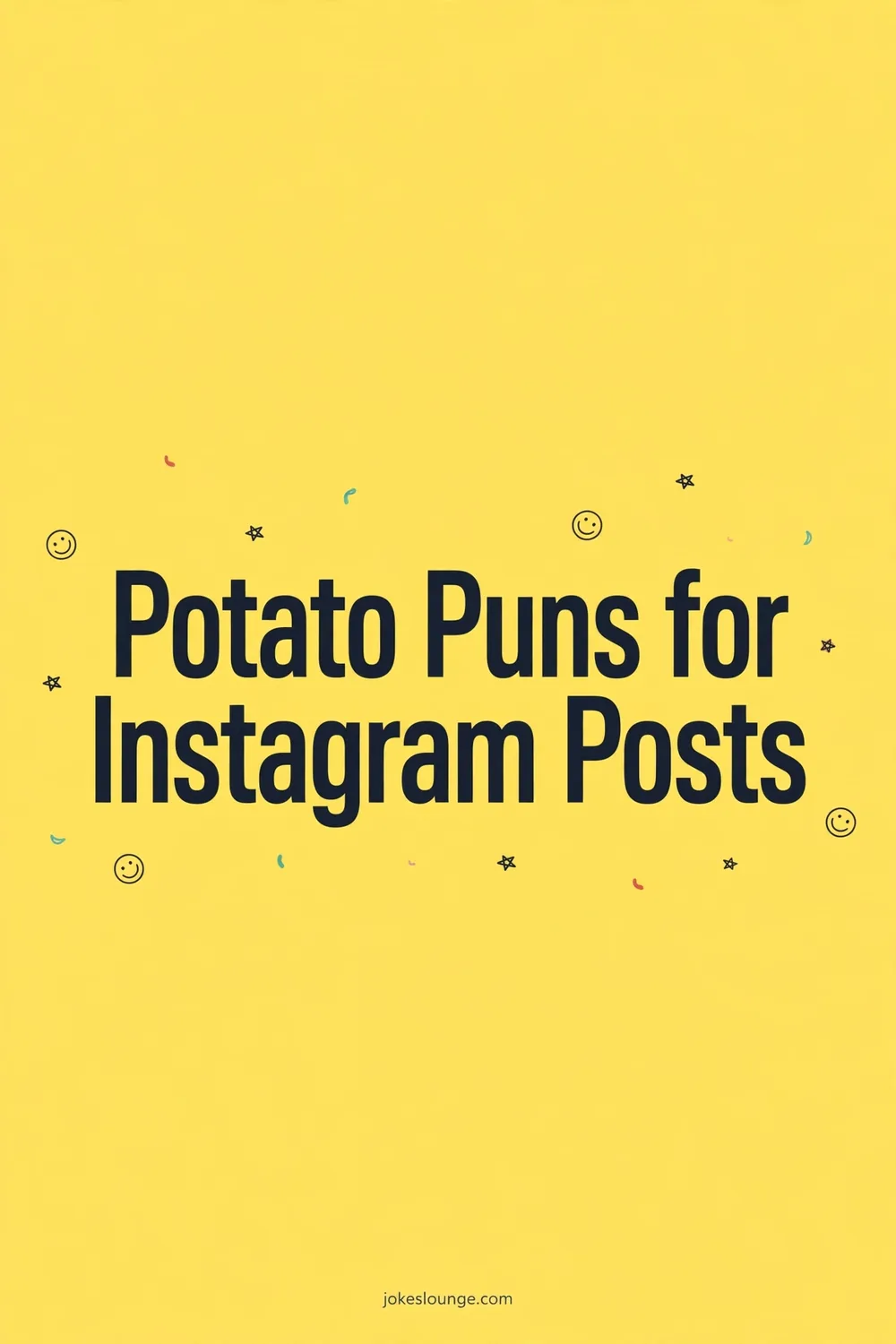 Potato Puns for Instagram Posts - funny illustration
