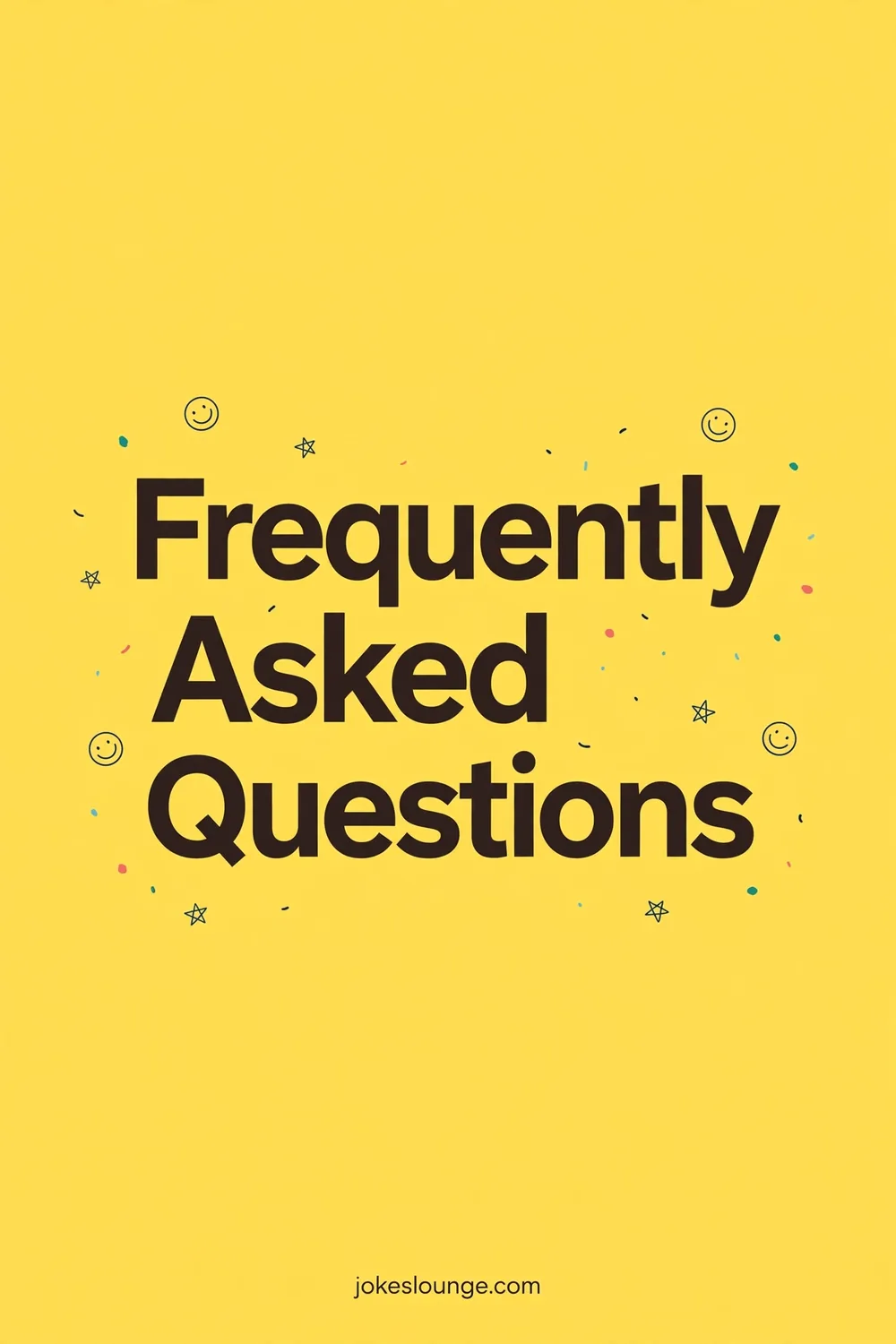 Frequently Asked Questions - funny illustration