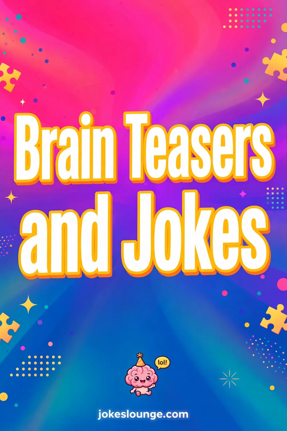 Brain Teasers and Jokes - funny illustration