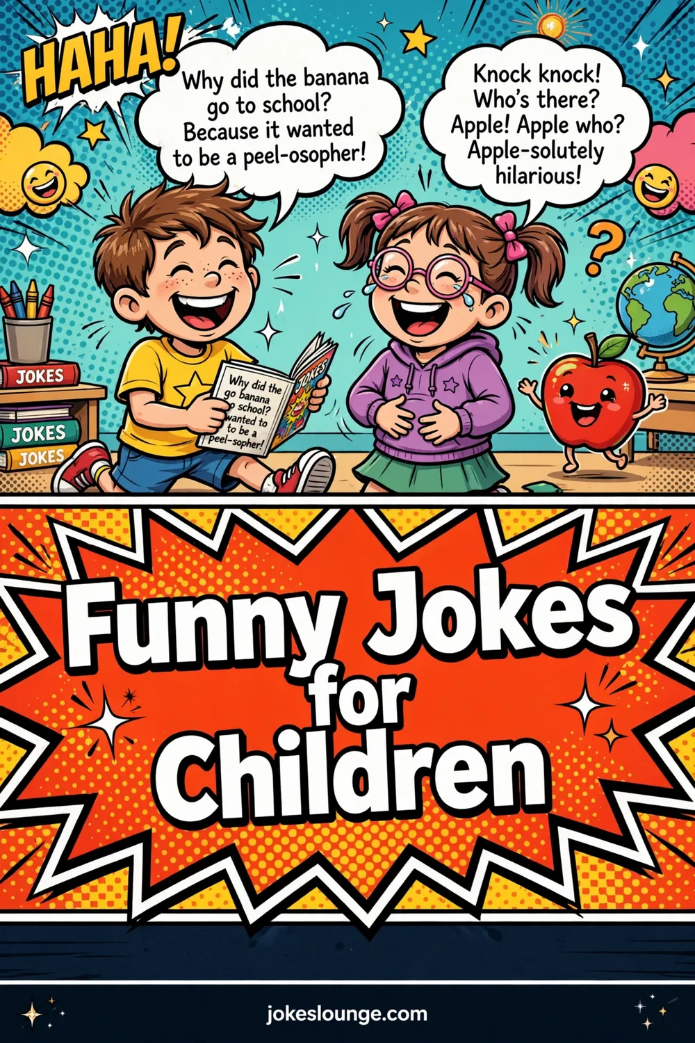 Funny Jokes for Children - funny illustration