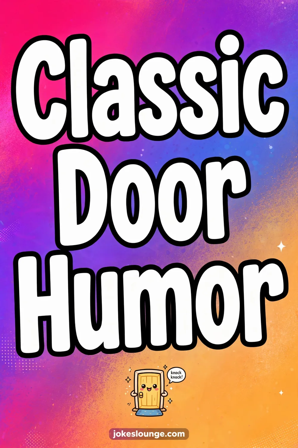 Classic Door Humor - funny illustration