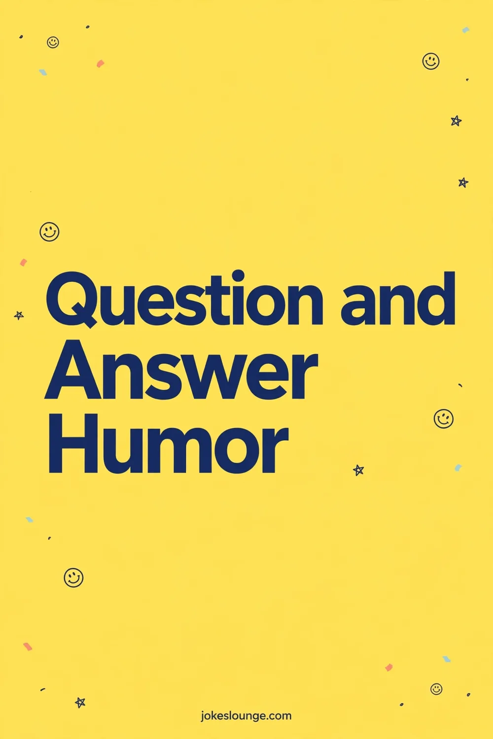 Question and Answer Humor - funny illustration