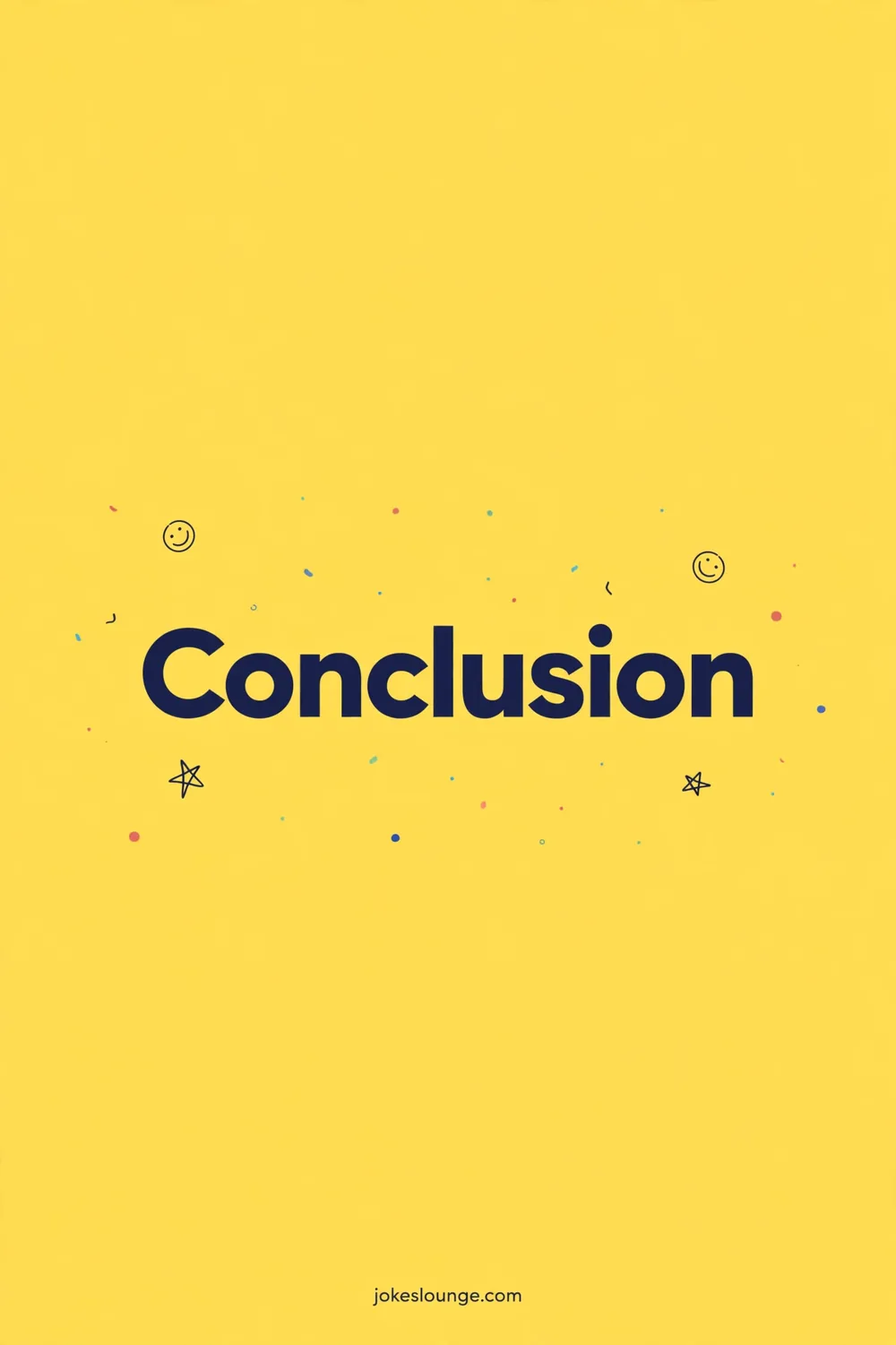 Conclusion - funny illustration