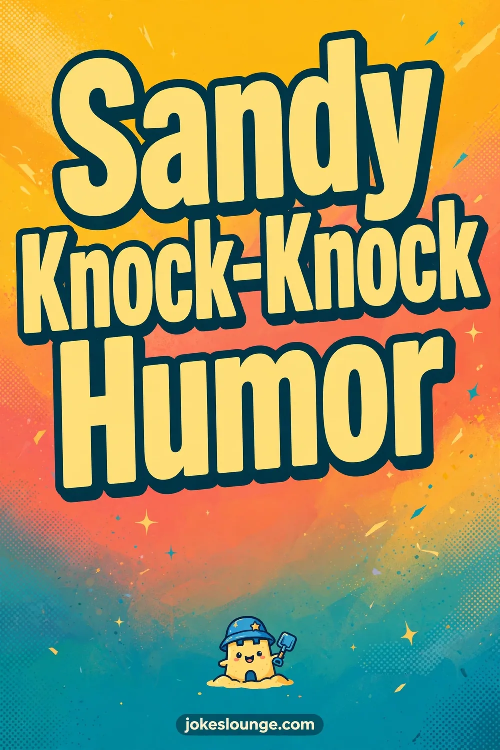 Sandy Knock-Knock Humor - funny illustration
