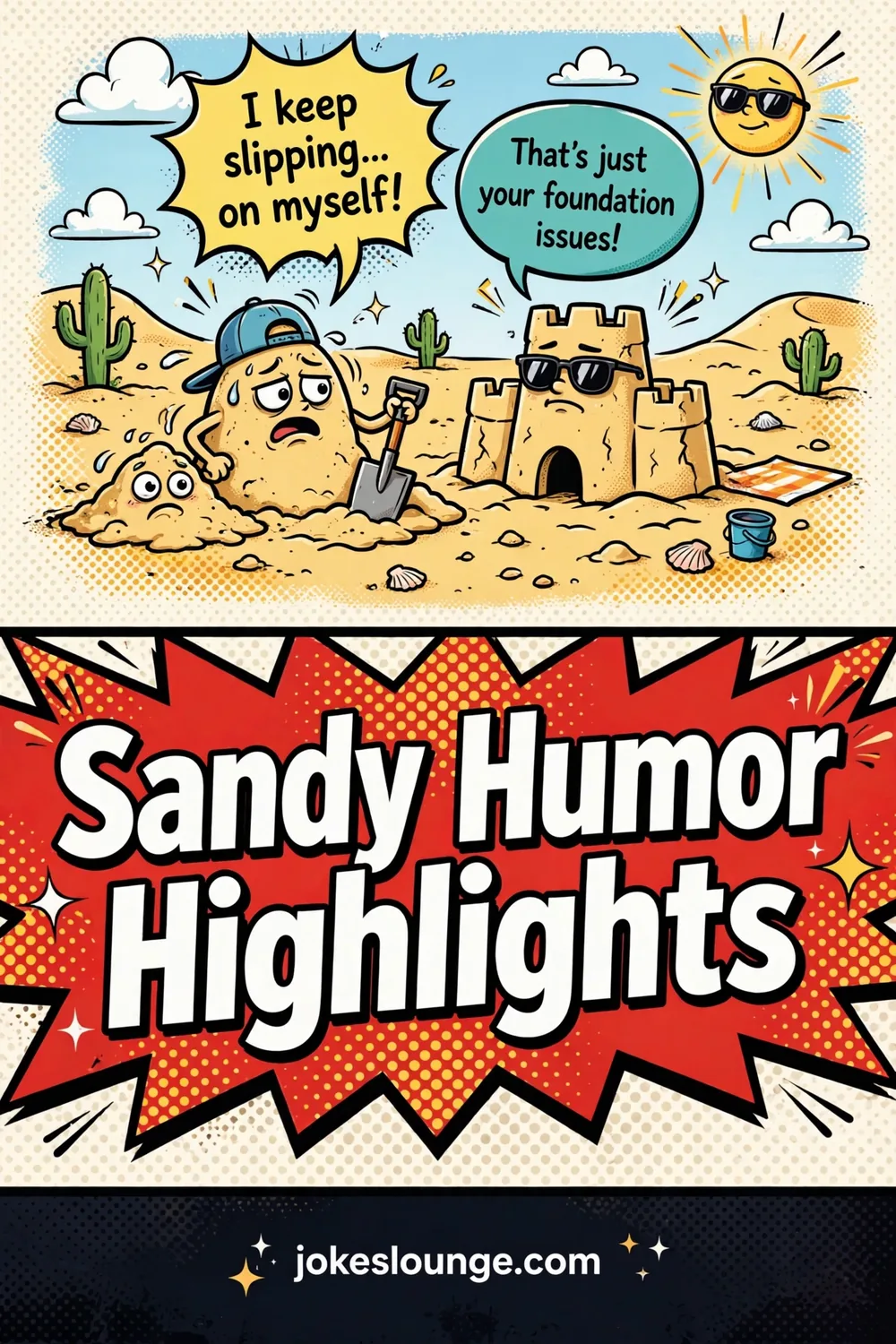 Sandy Humor Highlights - funny illustration