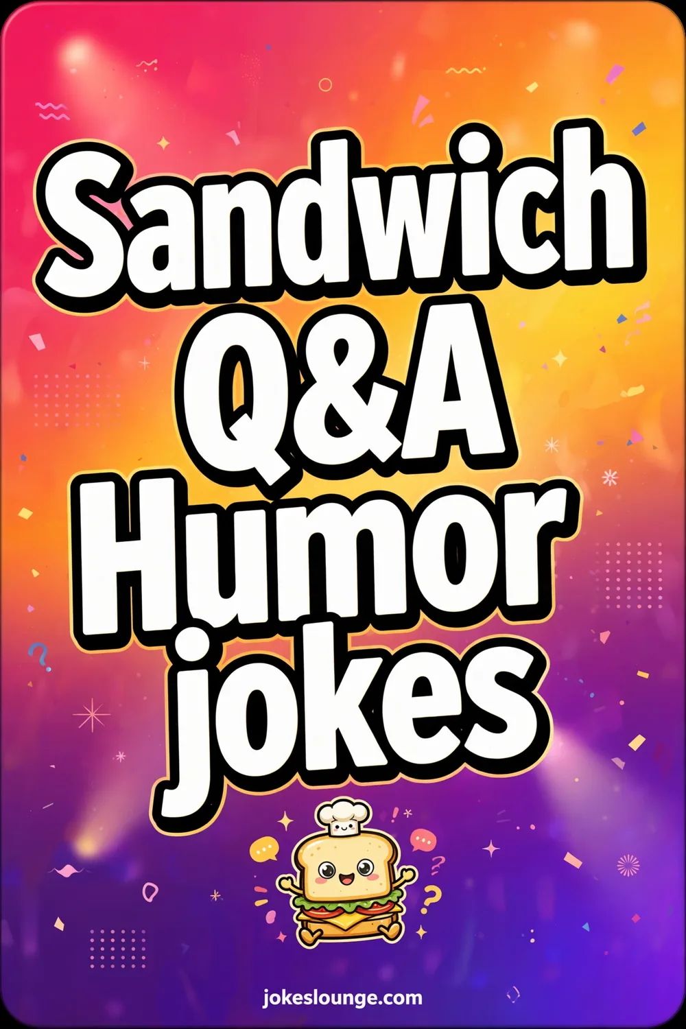 Sandwich Q&A Humor jokes - funny illustration