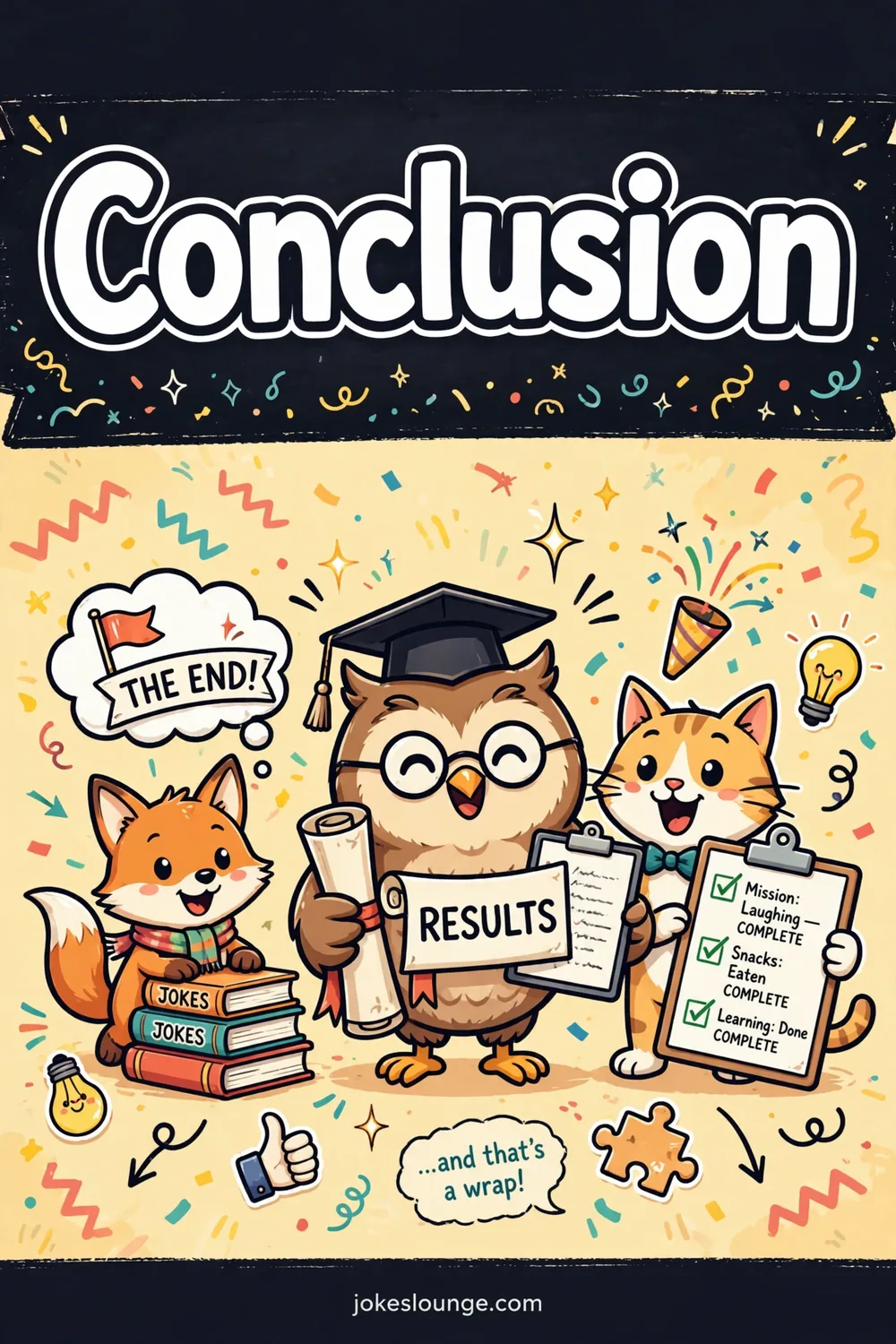 Conclusion - funny illustration