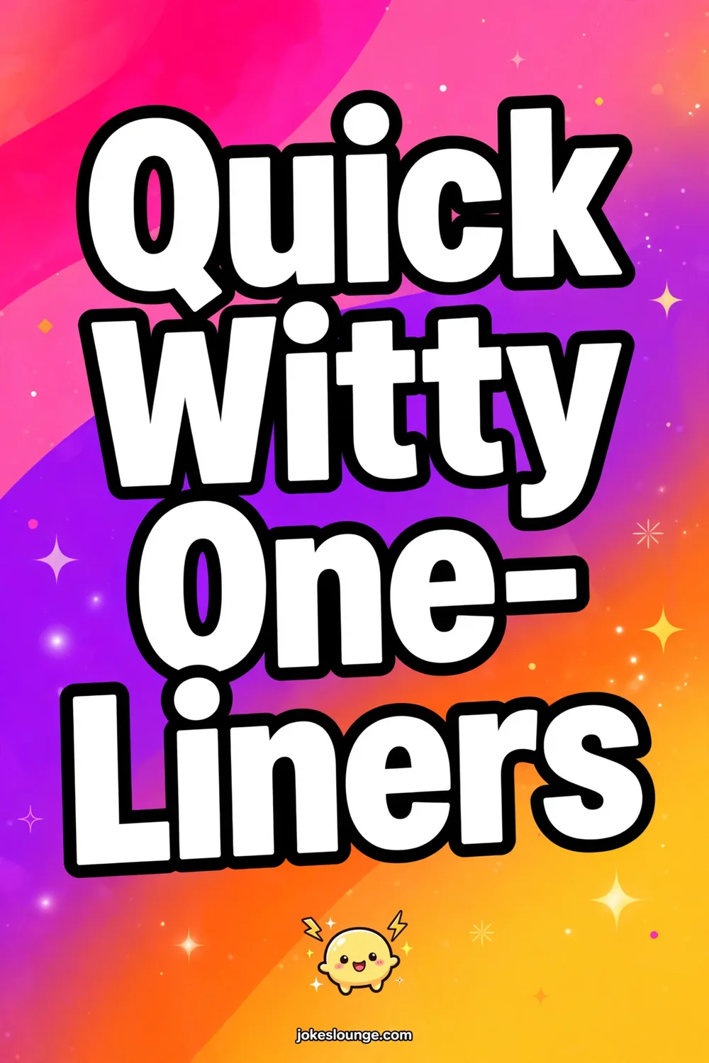 Quick Witty One-Liners - funny illustration