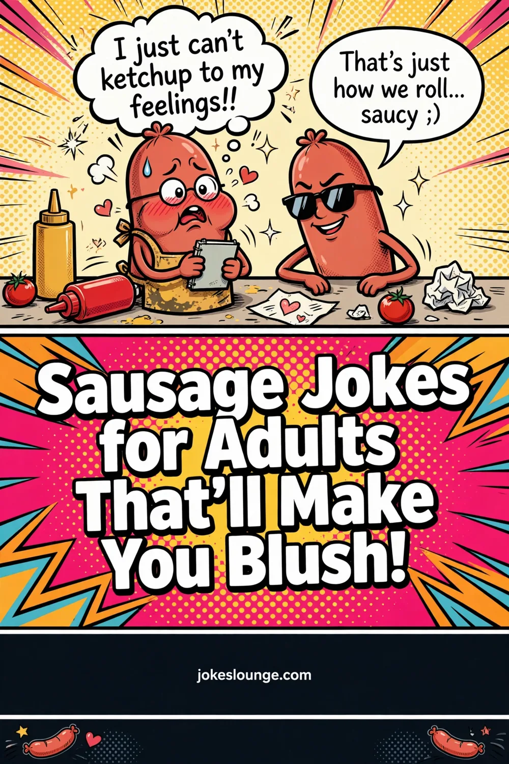 ???? Sausage Jokes for Adults That’ll Make You Blush! - funny illustration