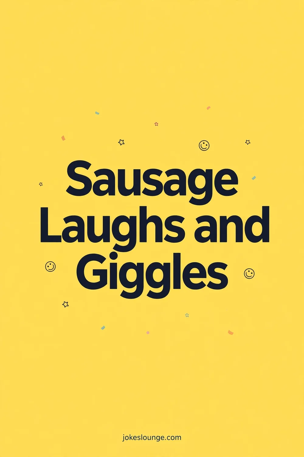 Sausage Laughs and Giggles - funny illustration
