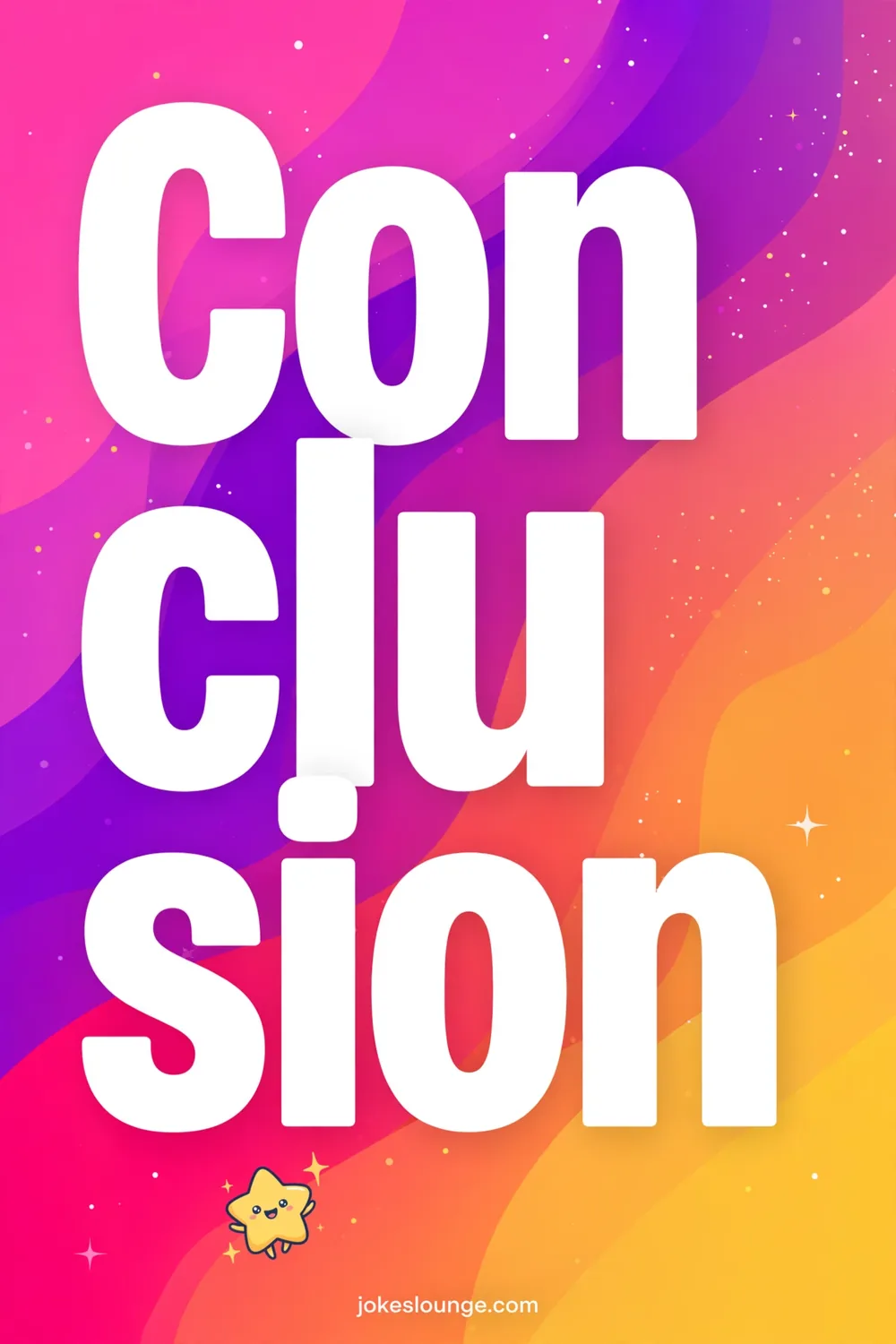 Conclusion - funny illustration