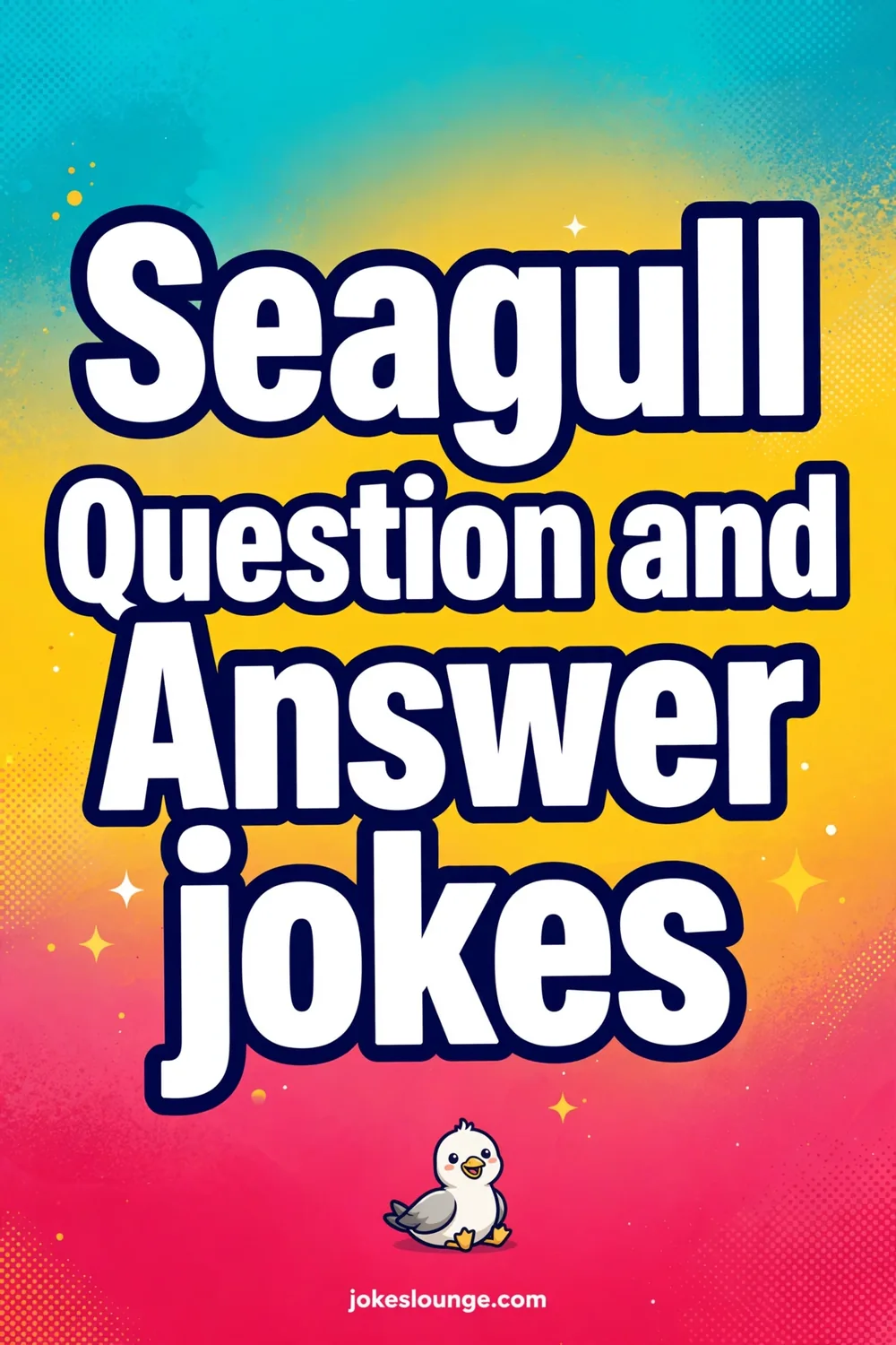 Seagull Question and Answer jokes - funny illustration