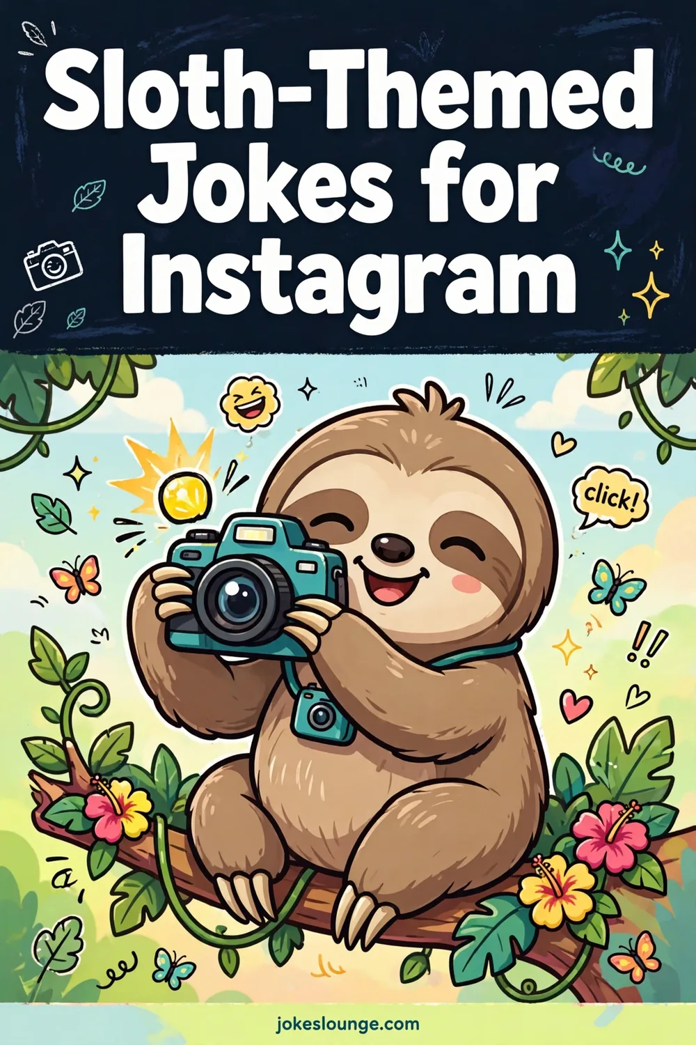 Sloth-Inspired Instagram Posts - funny illustration