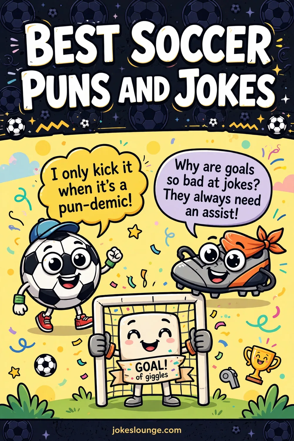 Quick Soccer One-Liners: Kick Off with Soccer Puns & Jokes - funny illustration