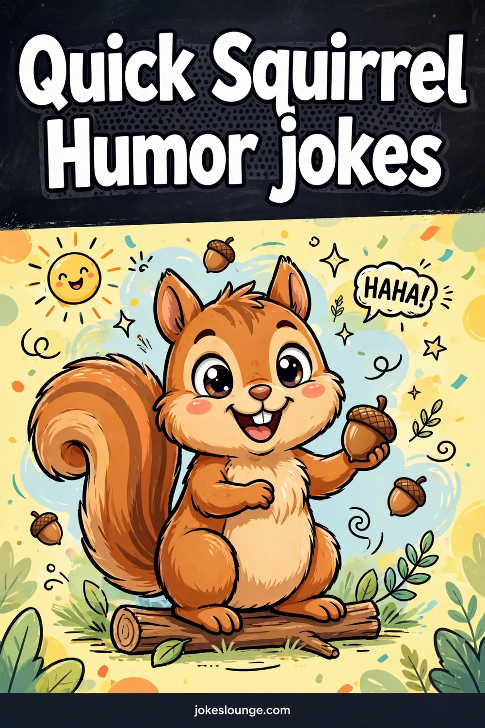 Funny Squirrel Puns and Jokes to Make You Smile! - funny illustration