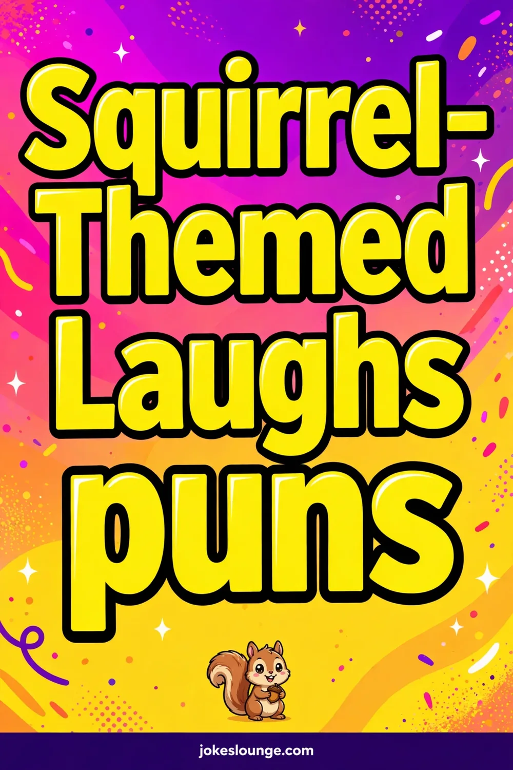 Quick Squirrel One-Liners - funny illustration