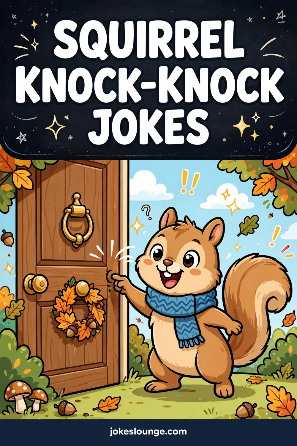 Squirrel Riddles for Fun - funny illustration