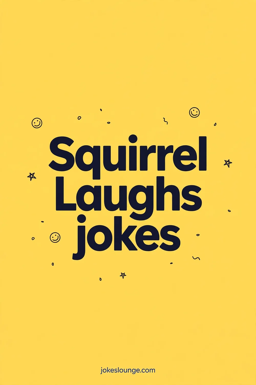Squirrel Q&A Fun - funny illustration