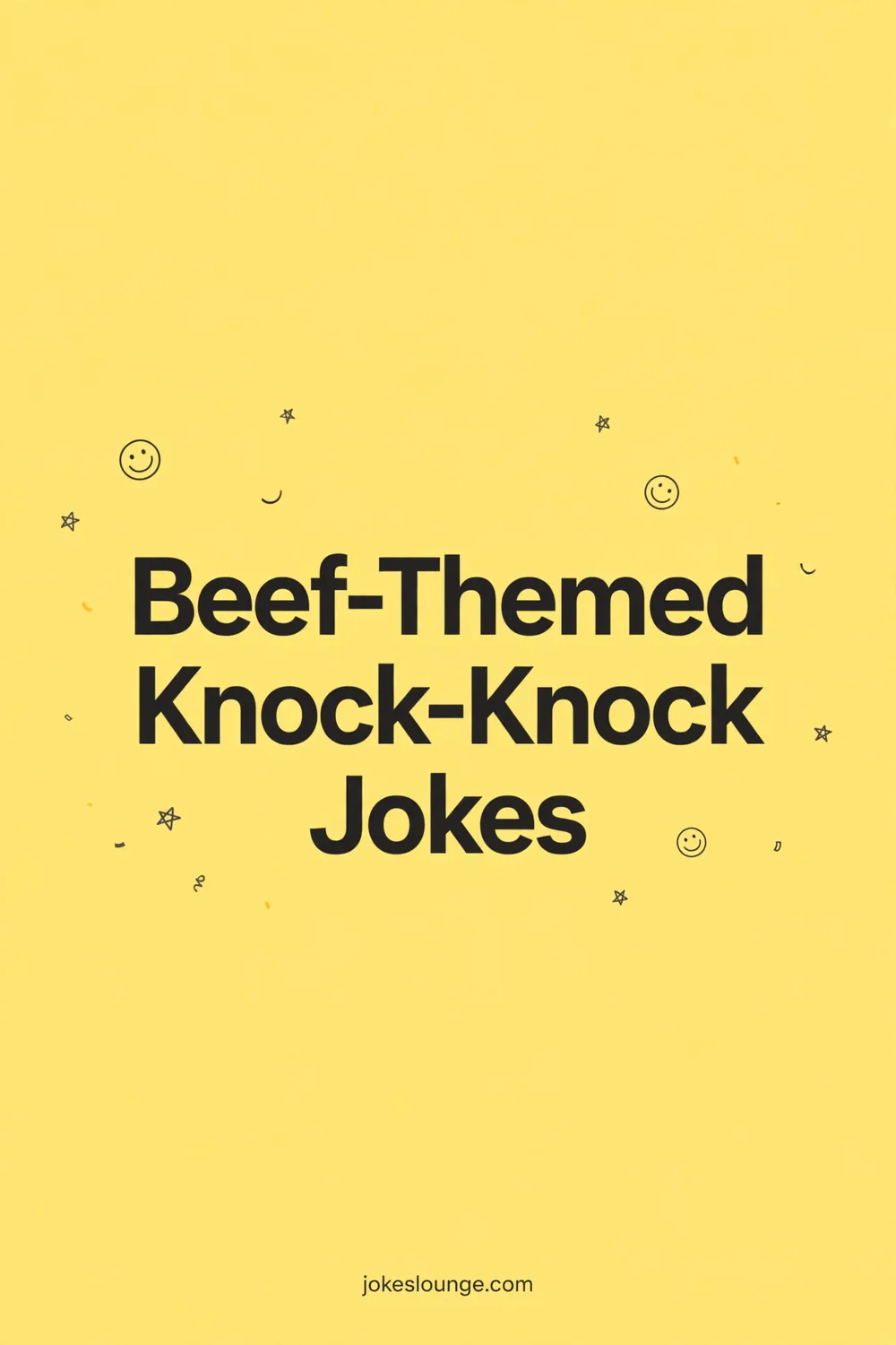 Beef-Themed Knock-Knock Jokes - funny illustration