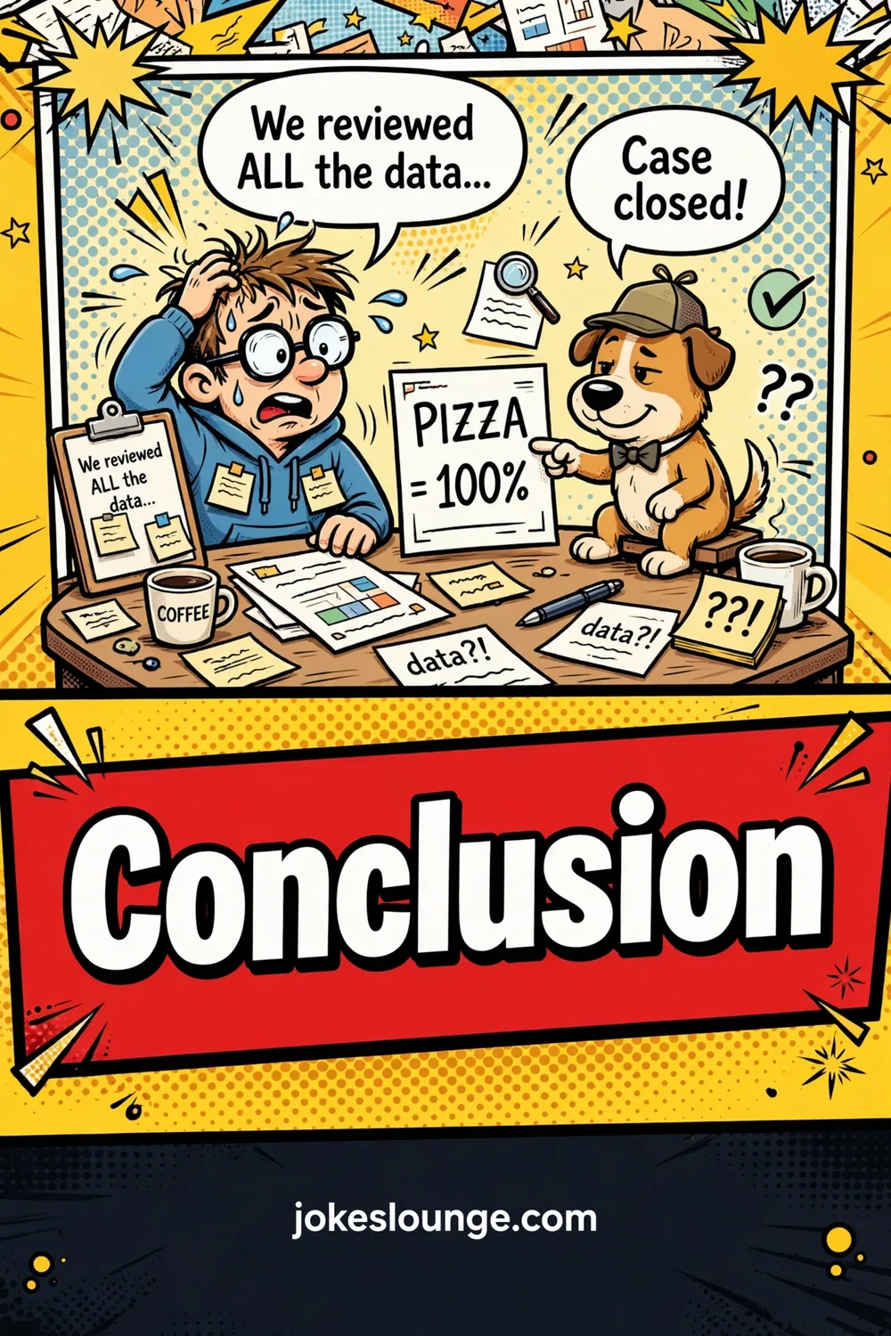 Conclusion - funny illustration