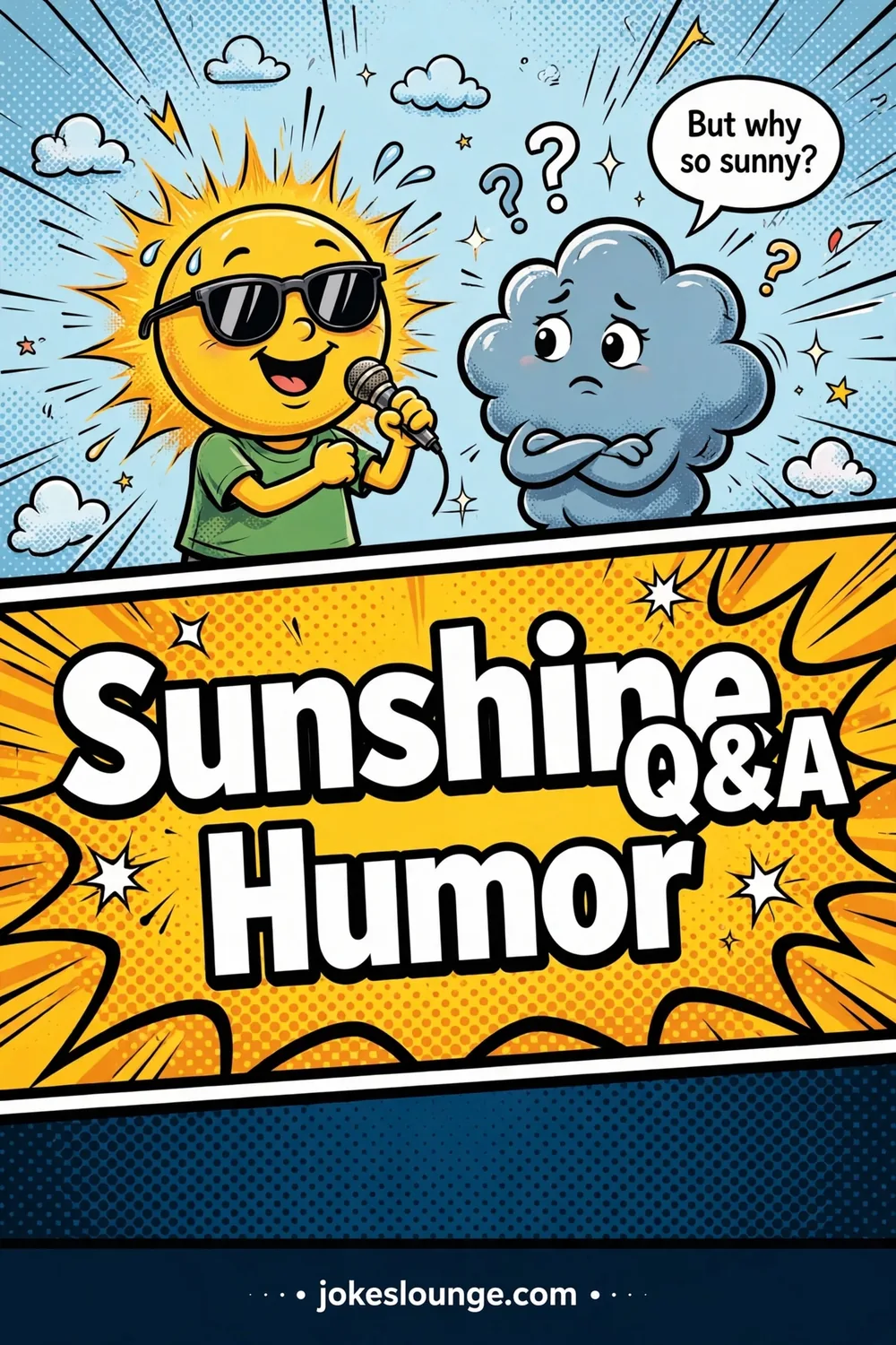 Sunshine Q&A Humor - funny illustration