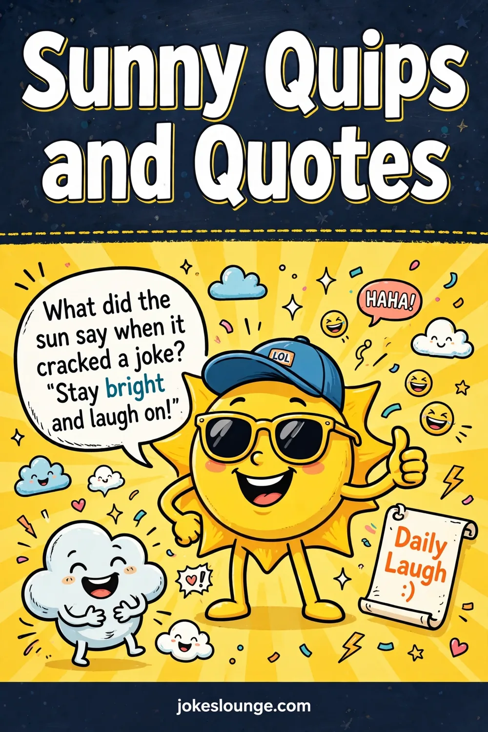 Sunny Quips and Quotes - funny illustration