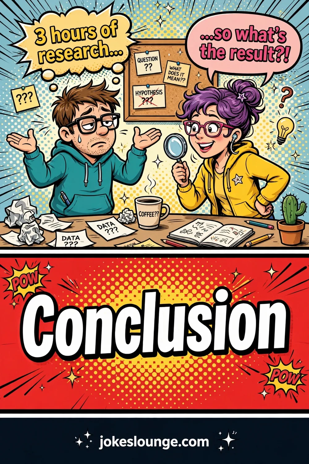Conclusion - funny illustration