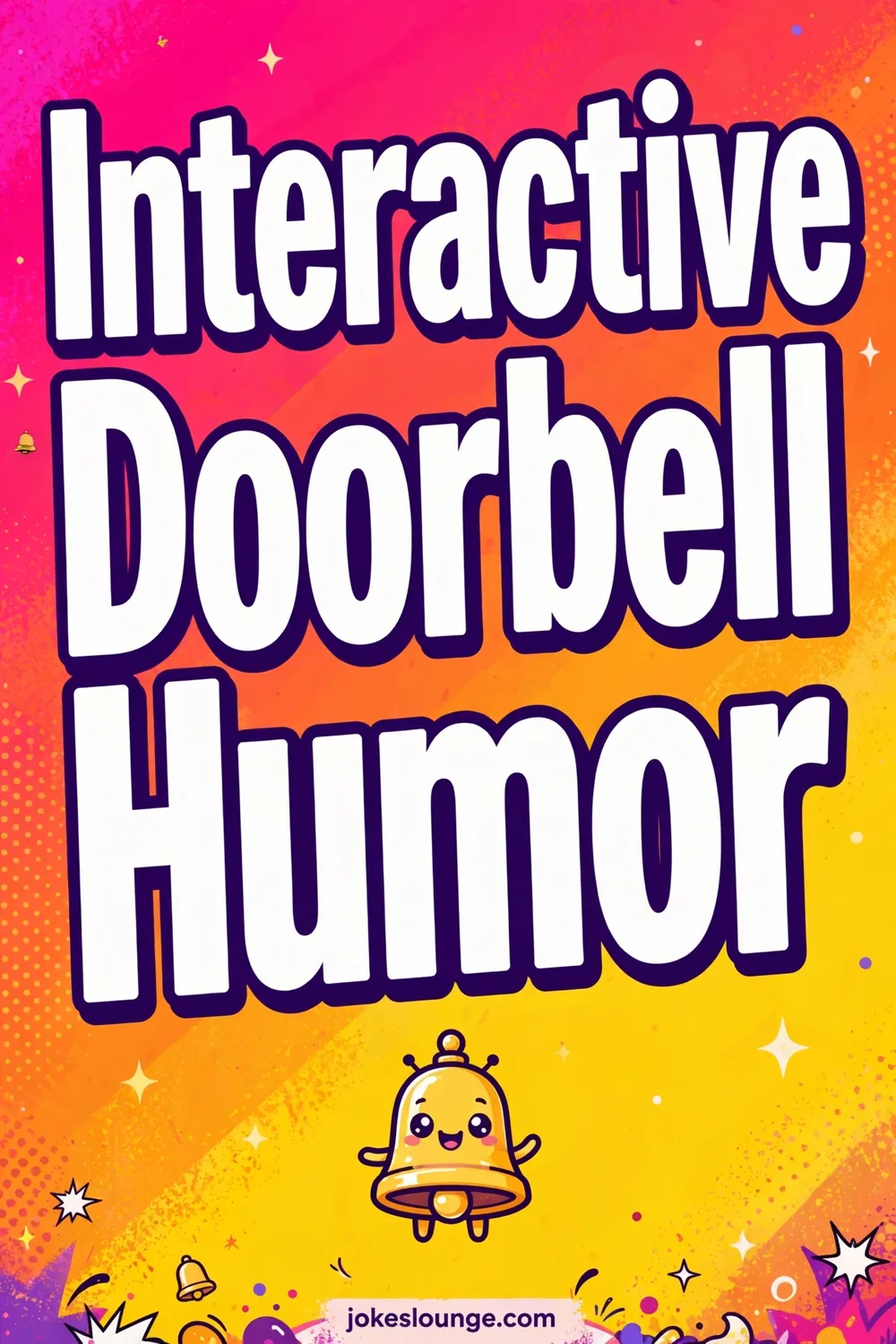 Interactive Doorbell Humor - funny illustration