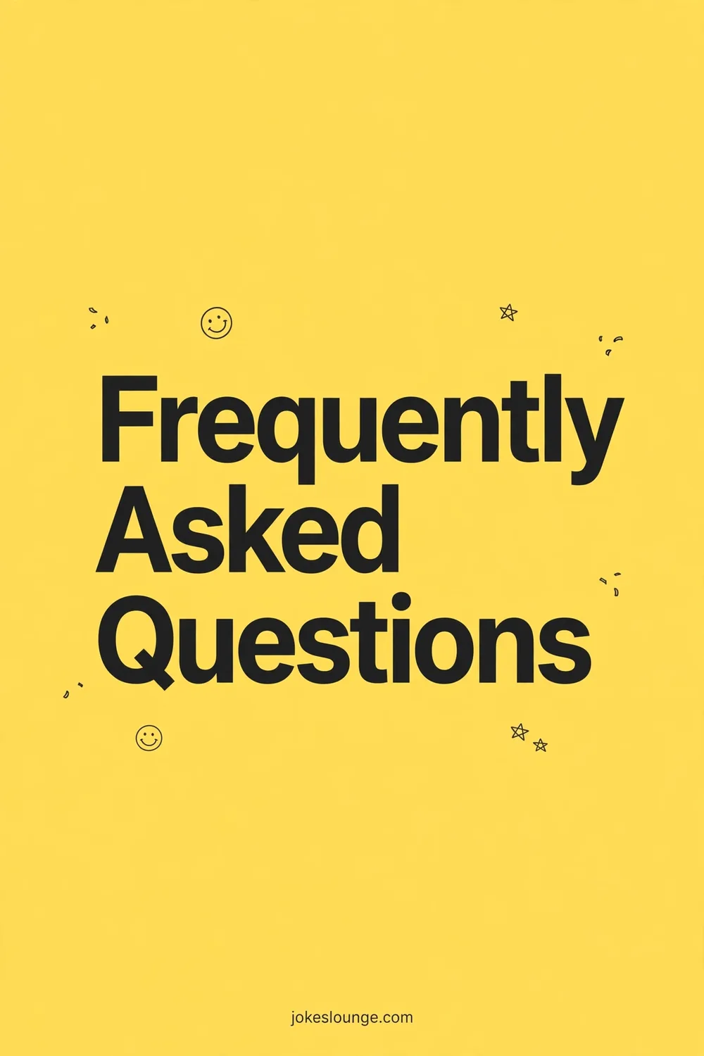 Frequently Asked Questions - funny illustration