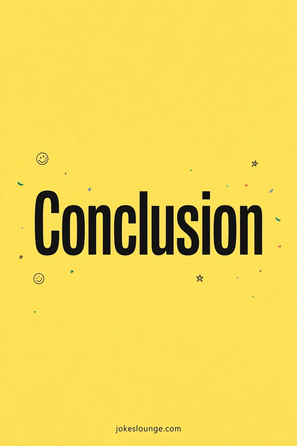 Conclusion - funny illustration