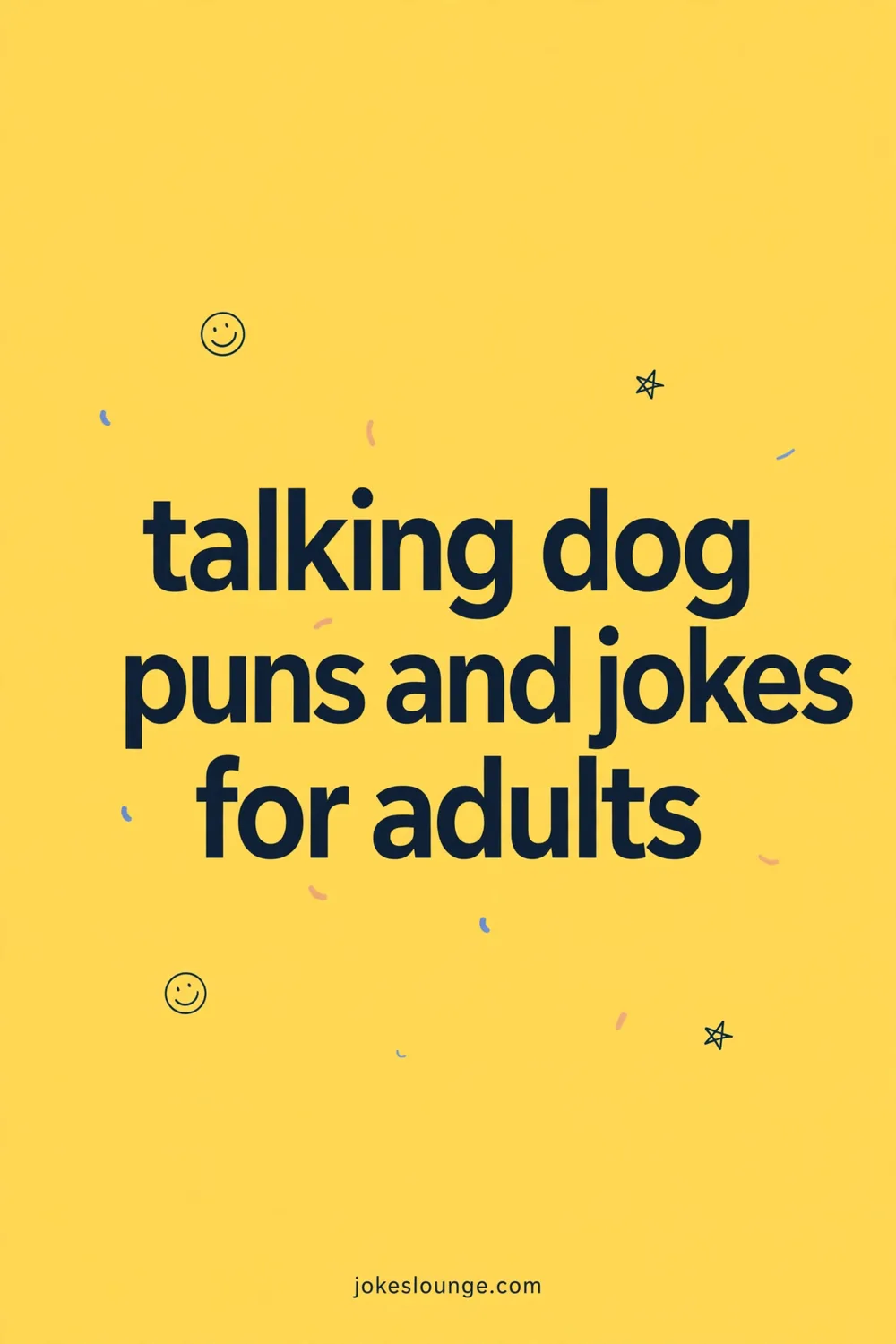 talking dog puns and jokes for adults - funny illustration