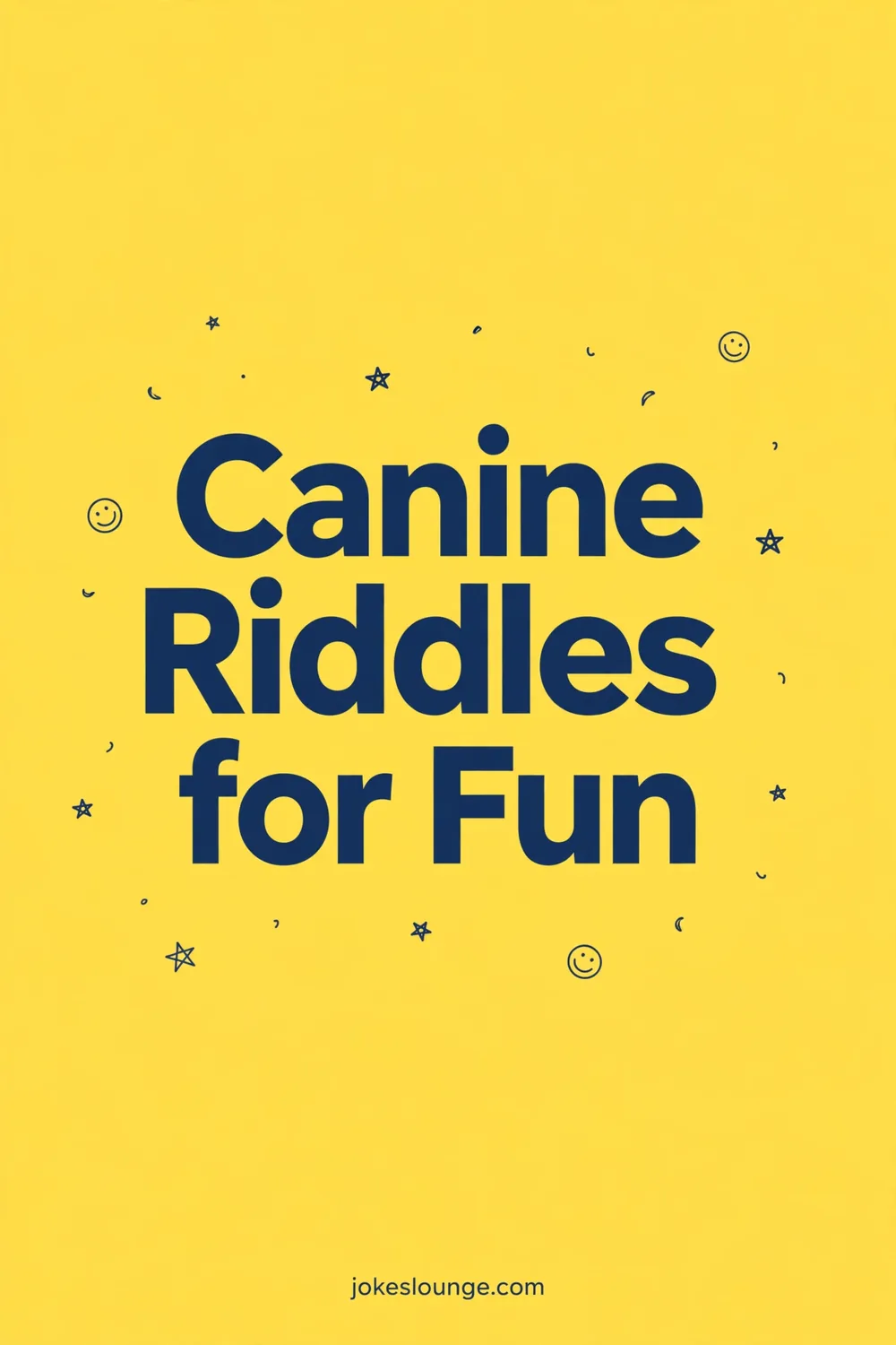 Canine Riddles for Fun - funny illustration