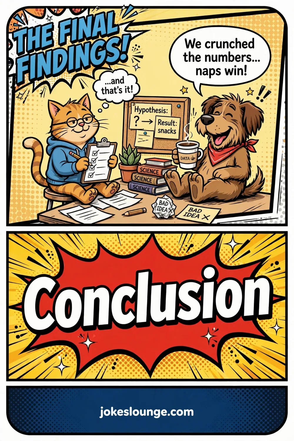 Conclusion - funny illustration