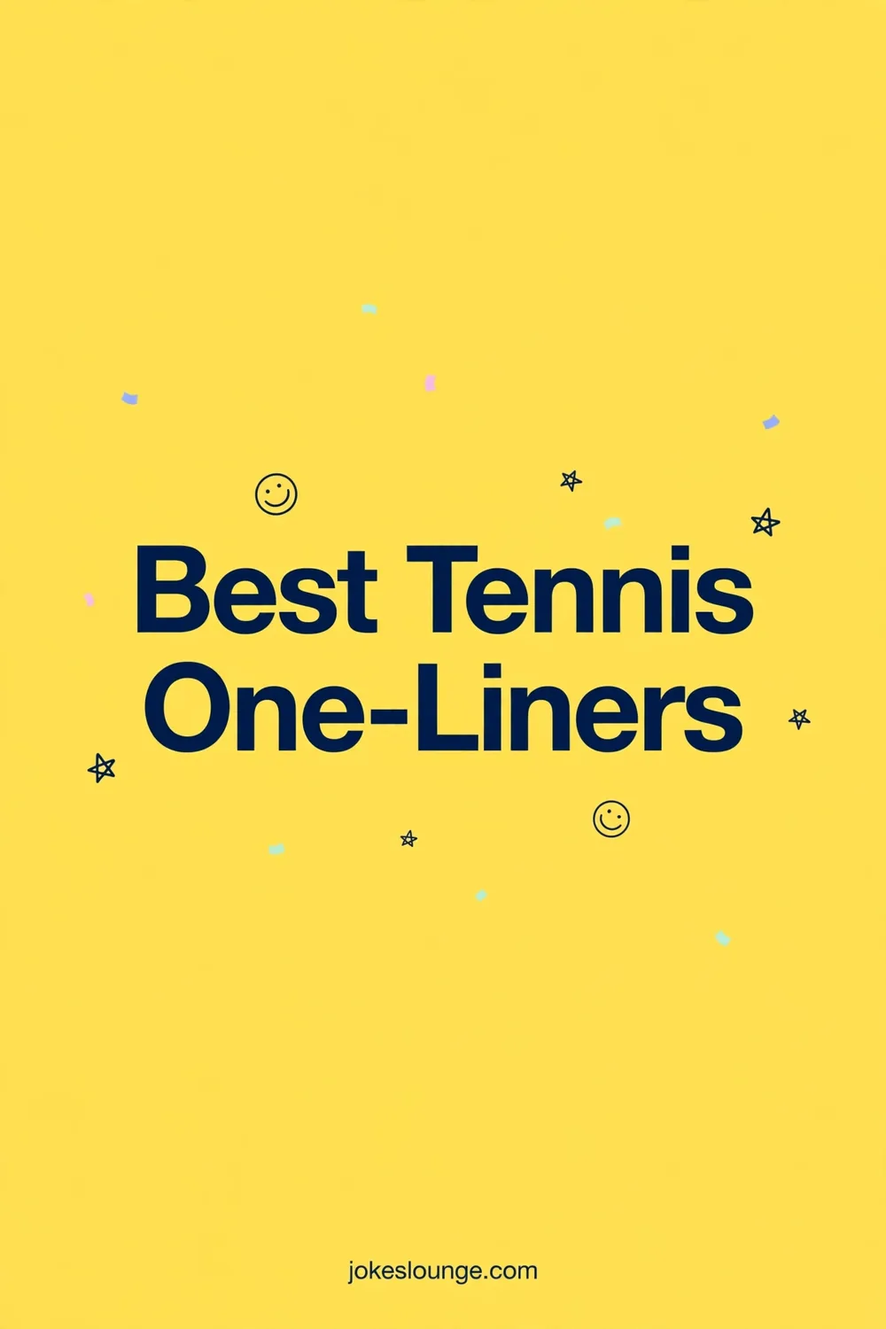 Best Tennis One-Liners - funny illustration