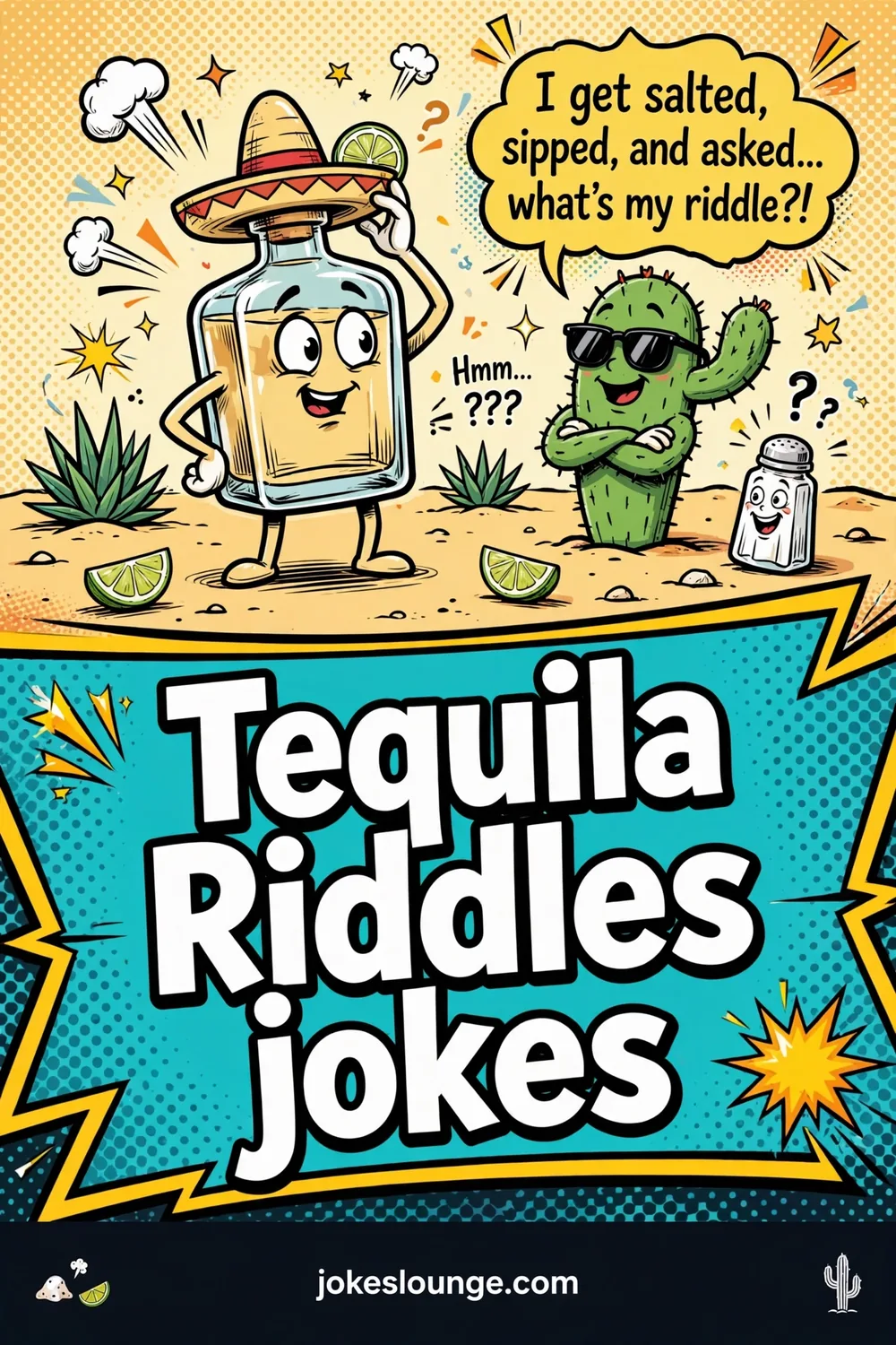 Tequila Riddles jokes - funny illustration