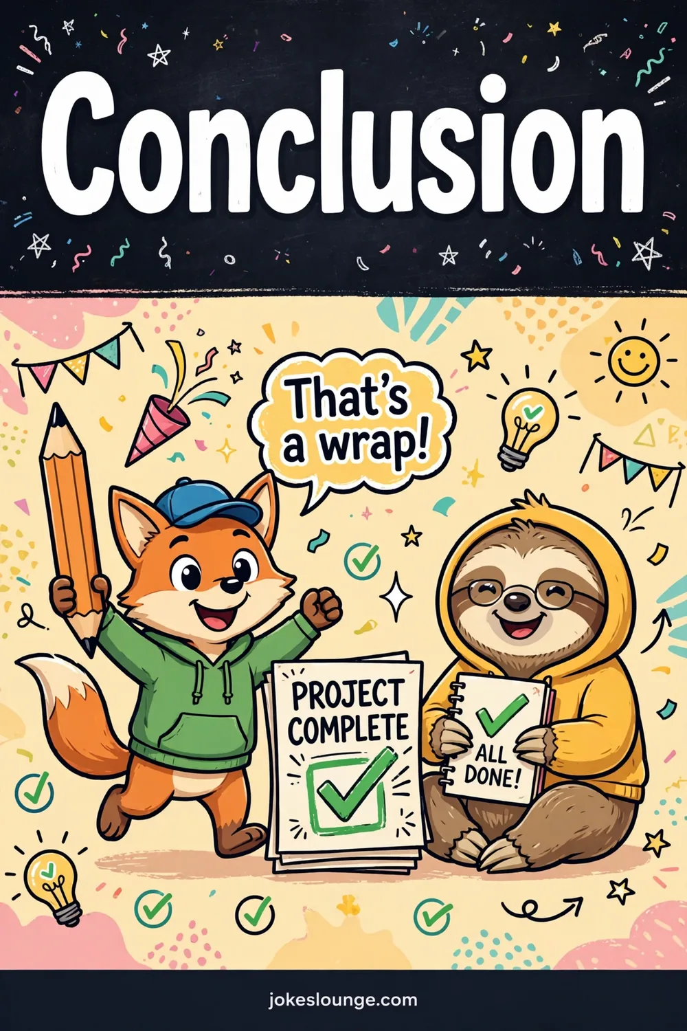 Conclusion - funny illustration