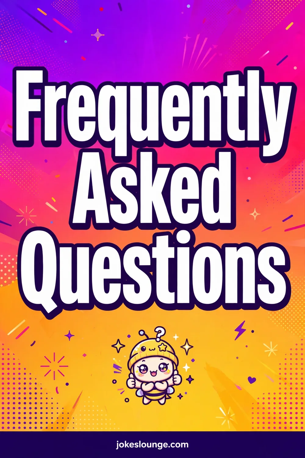 Frequently Asked Questions - funny illustration