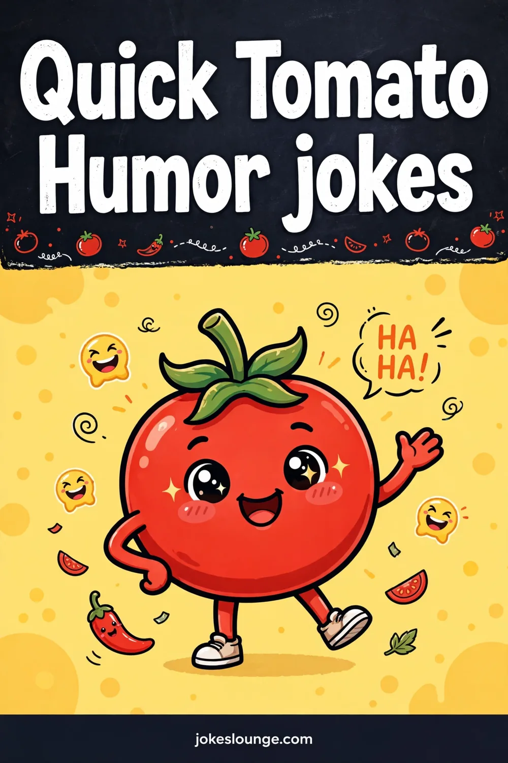 Burst into Laughter with These Tomato Puns and Jokes! - funny illustration