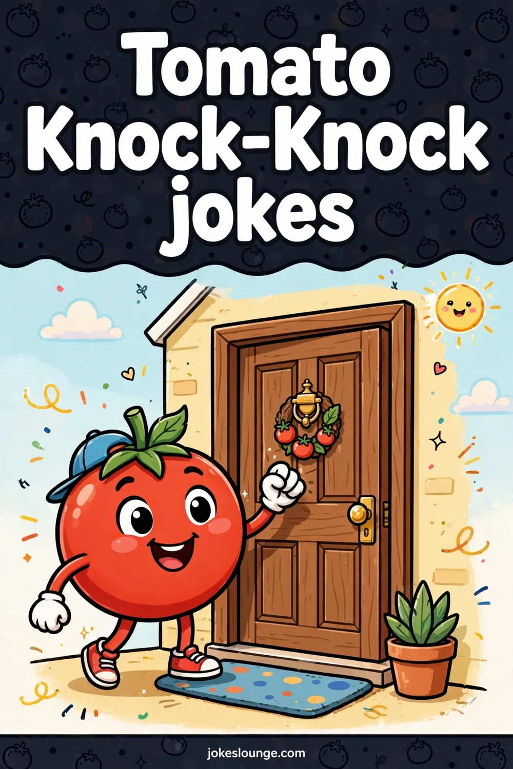 Tomato Riddles for Fun - funny illustration