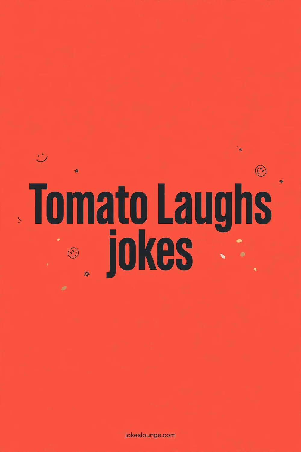 Tomato Trivia and Laughs - funny illustration