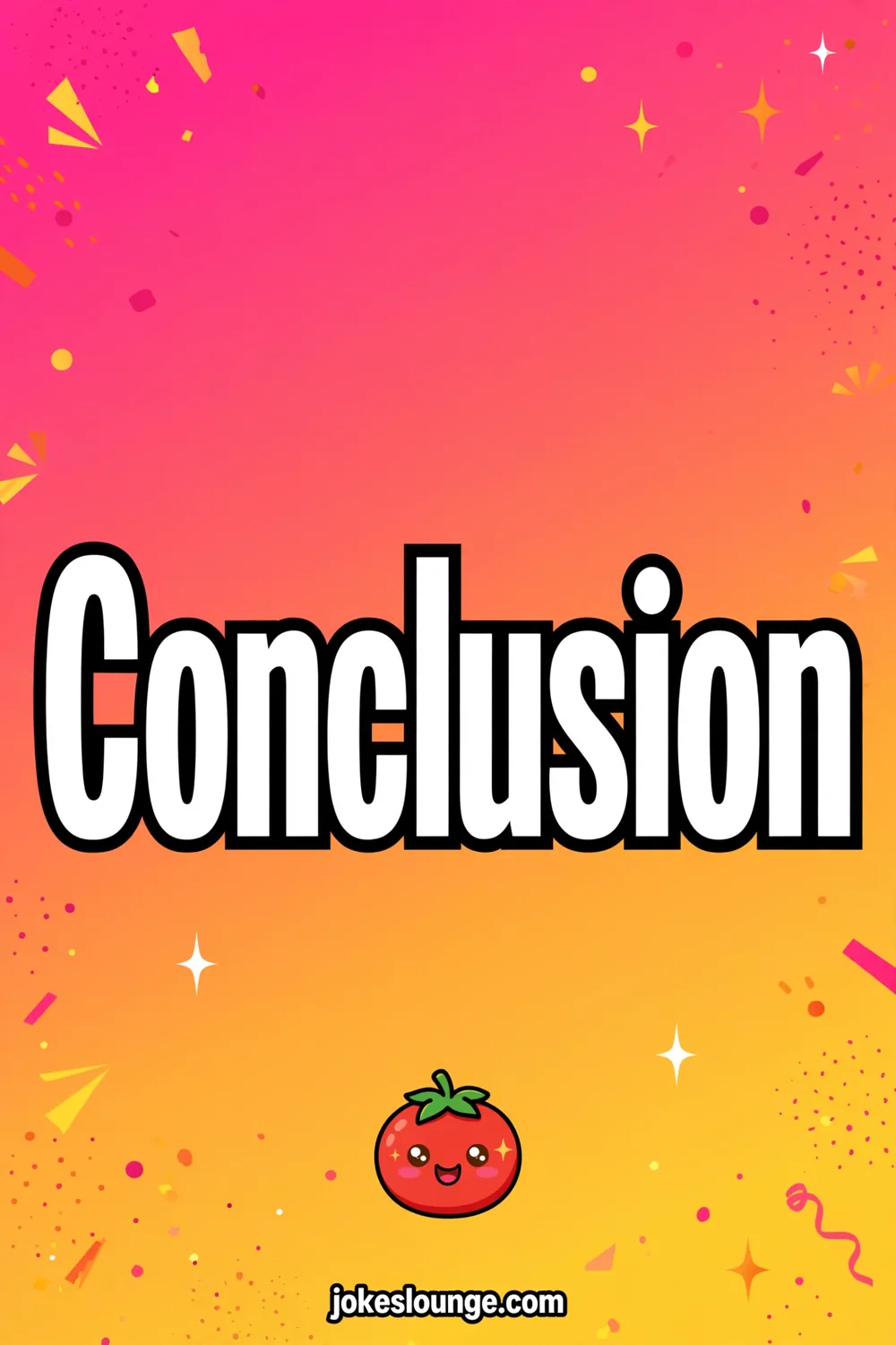 Conclusion - funny illustration